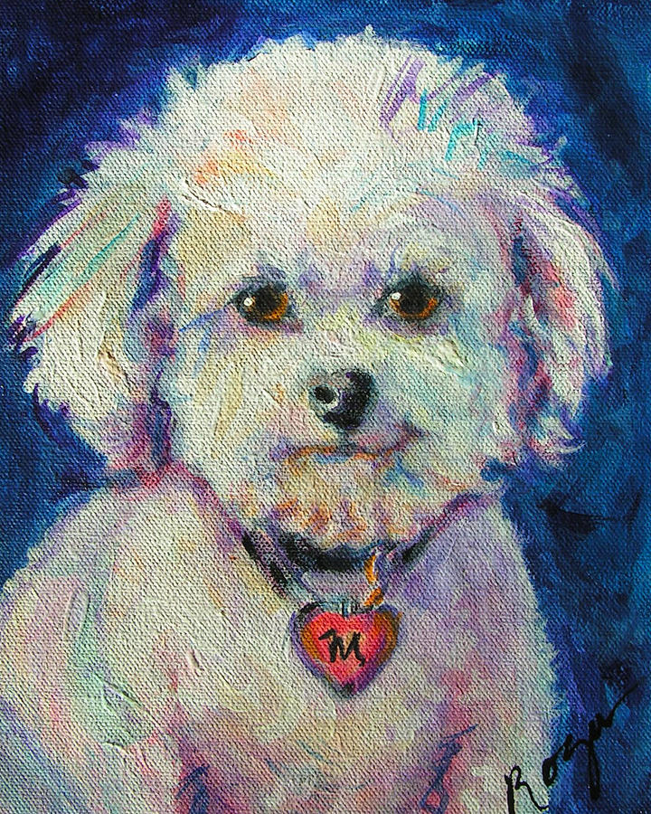 Maggie Painting by Judy  Rogan
