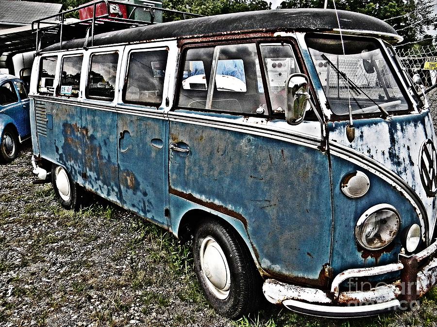 Magic Bus Vw Van Photograph by JW Hanley