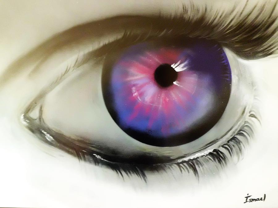 Magic Eye Painting - Magic Eye by Ismael Paint