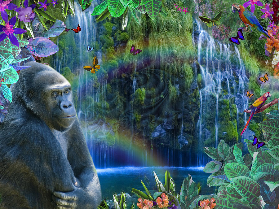 Fantasy Photograph - Magic Jungle by MGL Meiklejohn Graphics Licensing