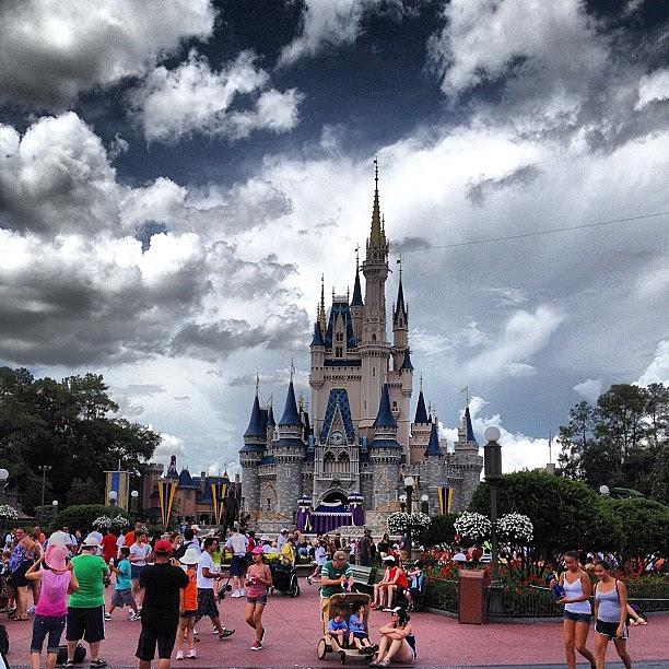 Architecture Photograph - Magic Kingdom by Miki Torres