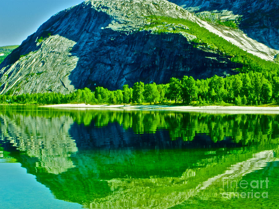 Landscape Photograph - Magic Kobvatnet Norway. Time to remember. by  Andrzej Goszcz 