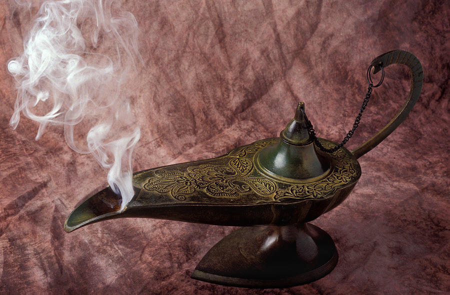 Magic Photograph - Magic lamp by Garry Gay