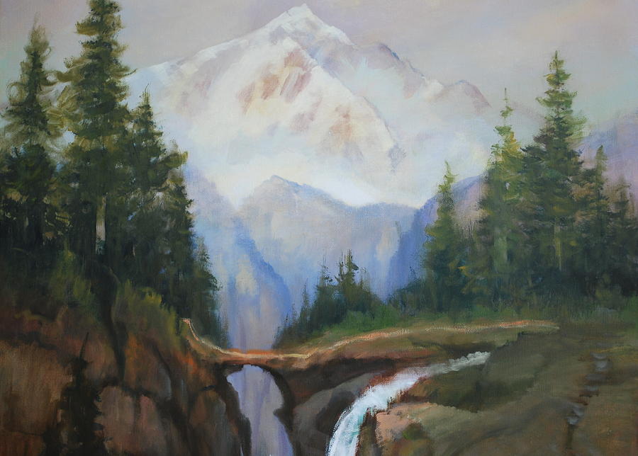 Magic Mountain Painting by Richard Hinger