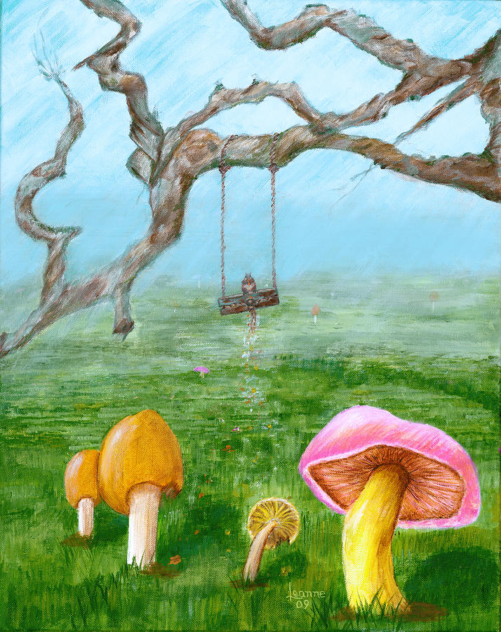 Magic Mushrooms Painting by Leanne Lowman - Fine Art America