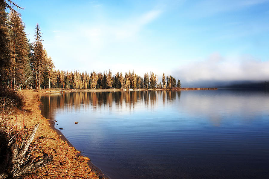 Magic On Seeley Lake Photograph by Janie Johnson