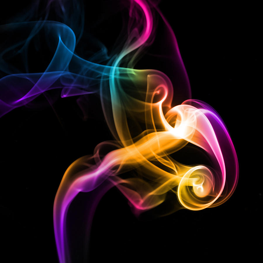 Magic Smoke Painting by Frida Kaas