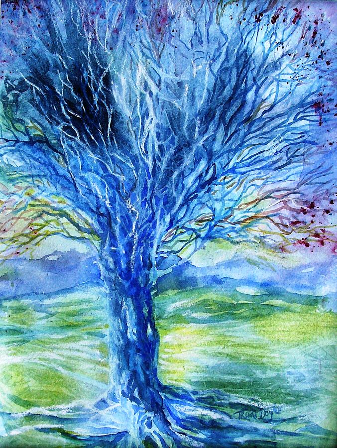 Magic Thorn Tree the Celtic Tree of Life Painting by Trudi Doyle