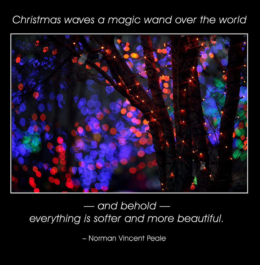 Magic Wand of Christmas Photograph by Mike Flynn