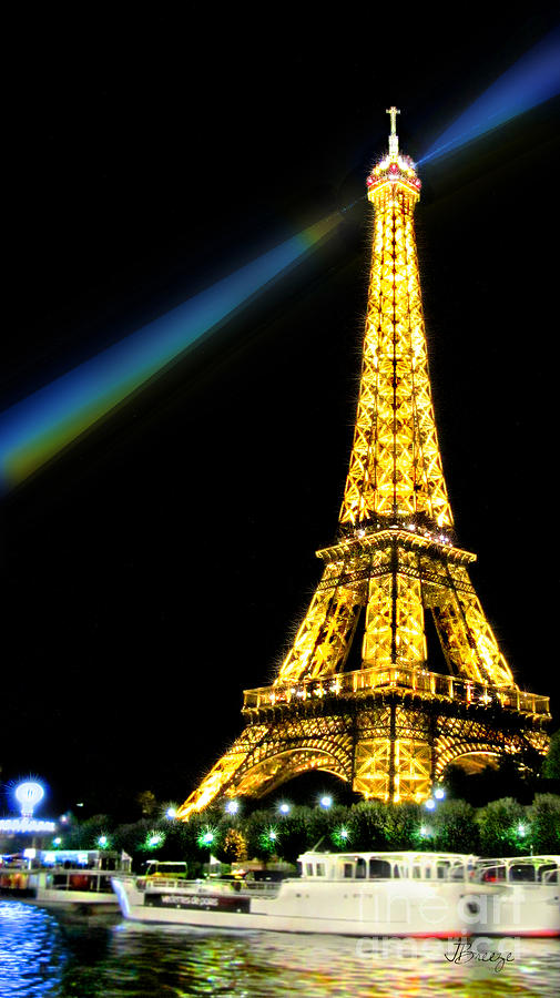 Paris Photograph - Magical Eiffel Tower.Paris by Jennie Breeze