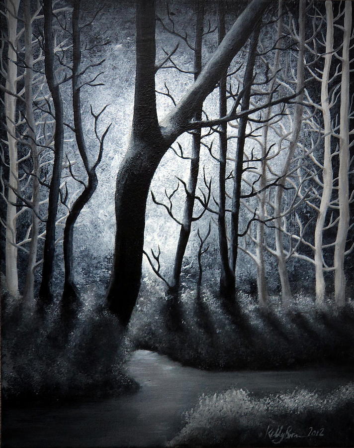 Forest Painting - Magical Forest by Skyrah J Kelly Forest Painting - Magical Forest by Skyrah J Kelly