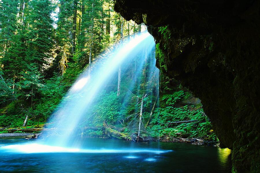 MAGICAL IRON Creek FALLS Photograph by Jeff Swan | Fine Art America