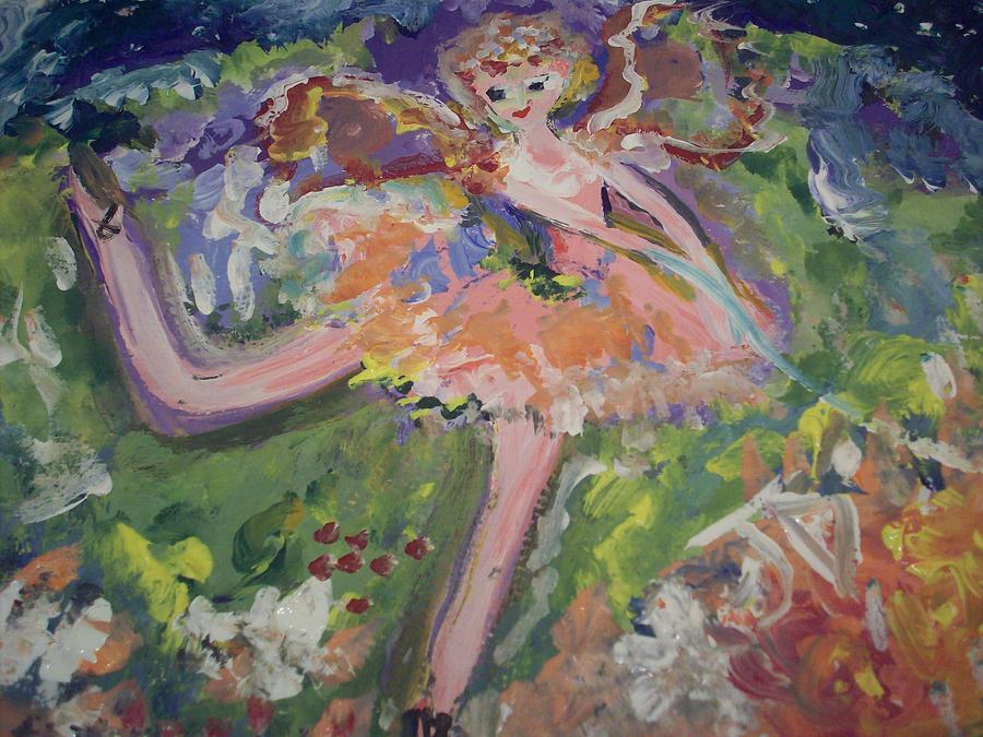 Magic Painting - Magical Maggie the fairy by Judith Desrosiers