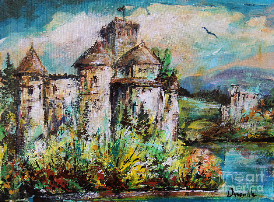 Magical Palace Painting by Dariusz Orszulik