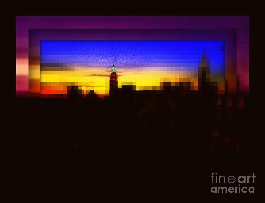 New York City Photograph - Magical Sunset and Skyline by Miriam Danar