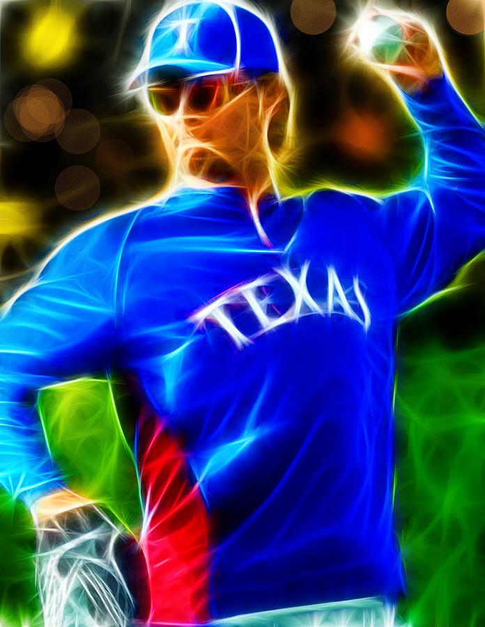 Yu Darvish Painting - Magical Yu Darvish by Paul Van Scott Yu Darvish Painting - Magical Yu Darvish by Paul Van Scott