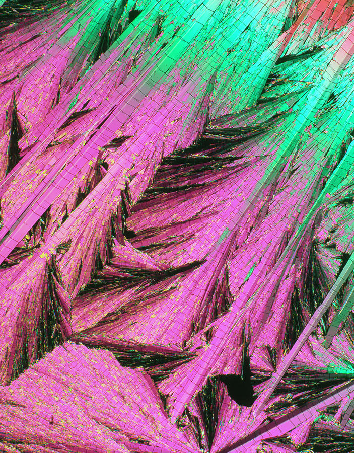 Magnesium Chloride Crystals Photograph by Alfred Pasieka/science Photo ...