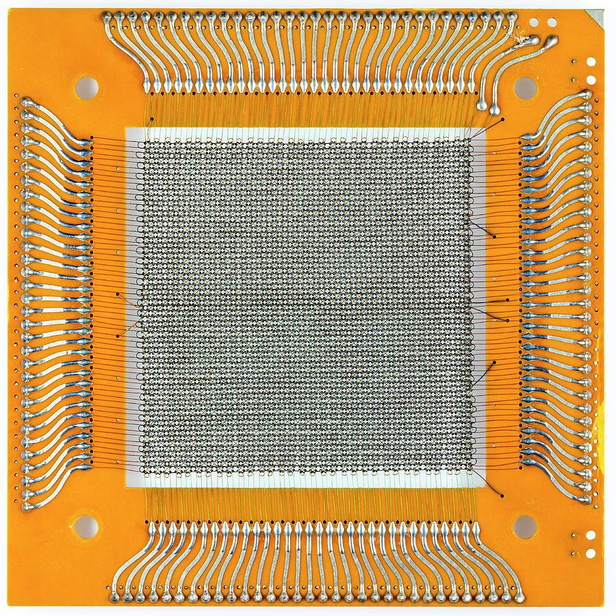 Magnetic-core Memory Photograph by Pasieka
