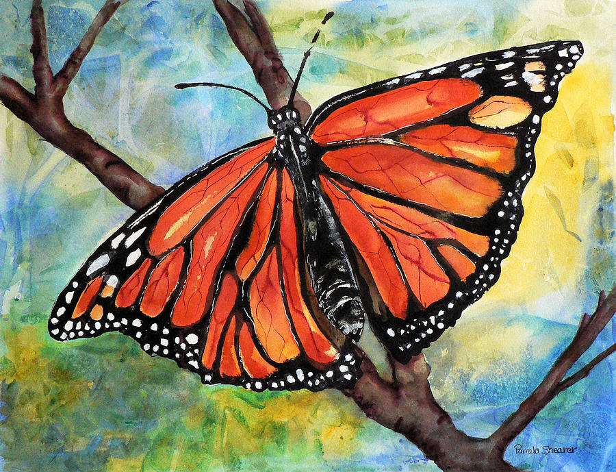 Magnificant Monarch Painting by Pamela Shearer