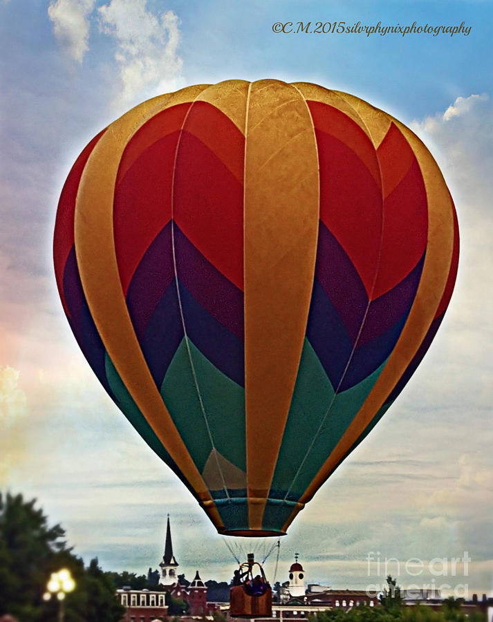 Hot Air Balloon Photograph - Magnificent Girth by Catherine Melvin