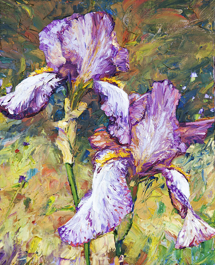 Magnificent Iris Painting by Steven Boone - Fine Art America
