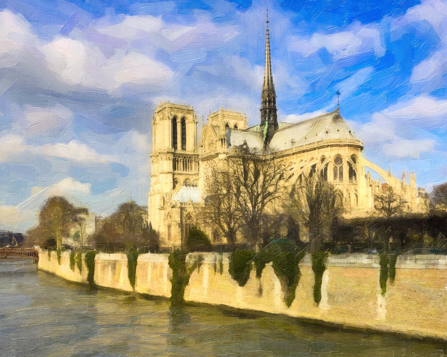 Paris Photograph - Magnificent Notre Dame de Paris by Mark Tisdale