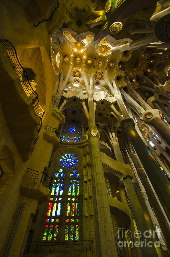 Magnificent Sagrada Interior Photograph by Deborah Smolinske