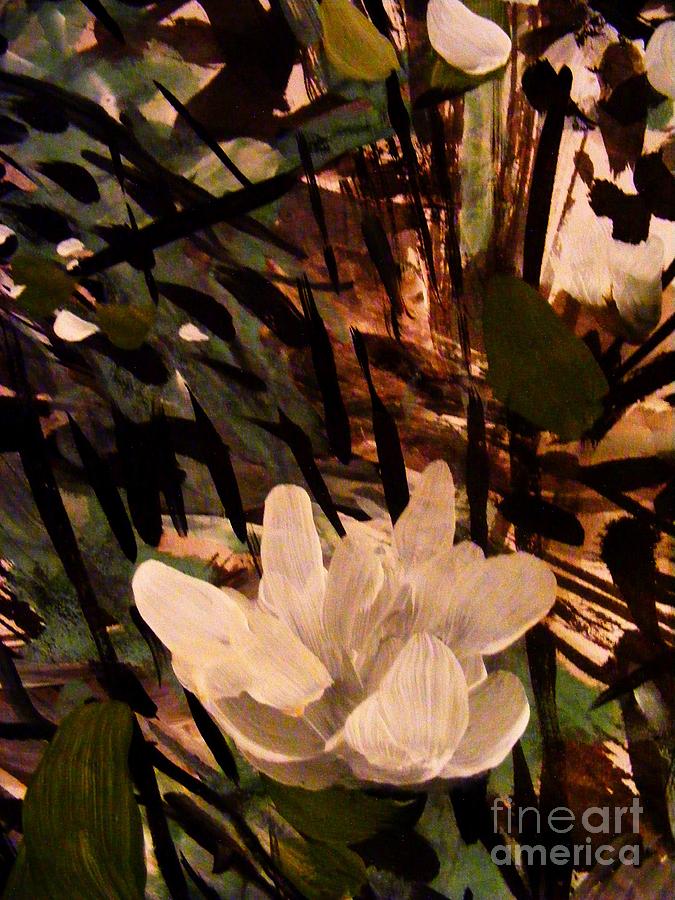 Magnolia Abstract Painting by Nancy Kane Chapman