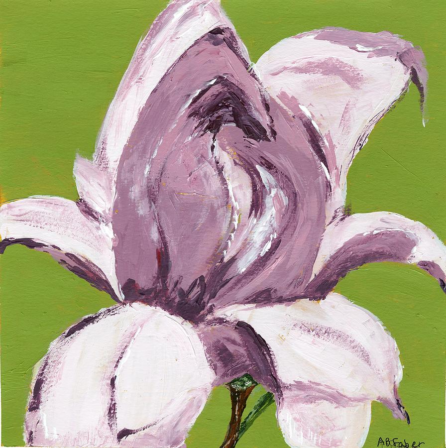 Magnolia Blossom Painting by Alice Faber