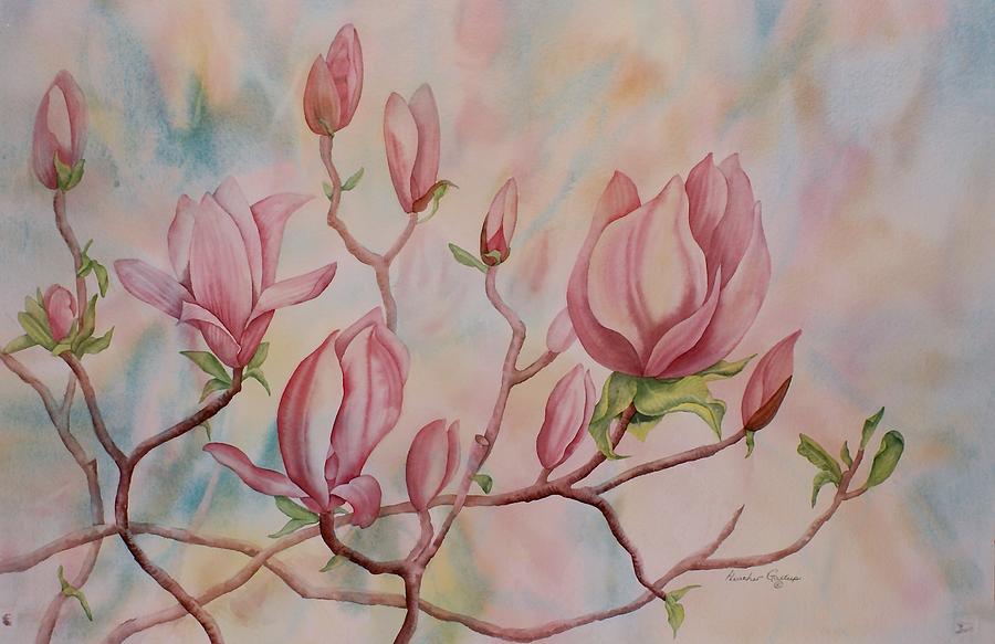 Magnolia Movie Painting - Magnolia by Heather Gallup