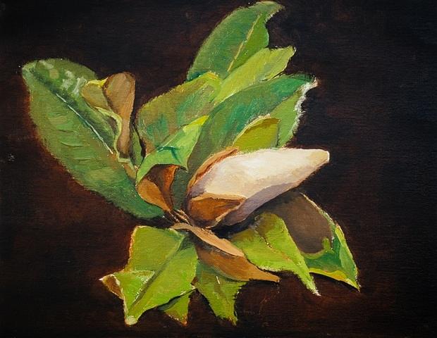 Magnolia Painting by Joyce Snyder