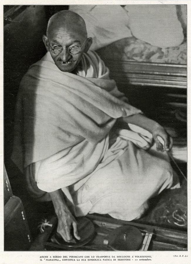 Mahatma Gandhi, Indian Nationalist Photograph by Mary Evans Picture ...