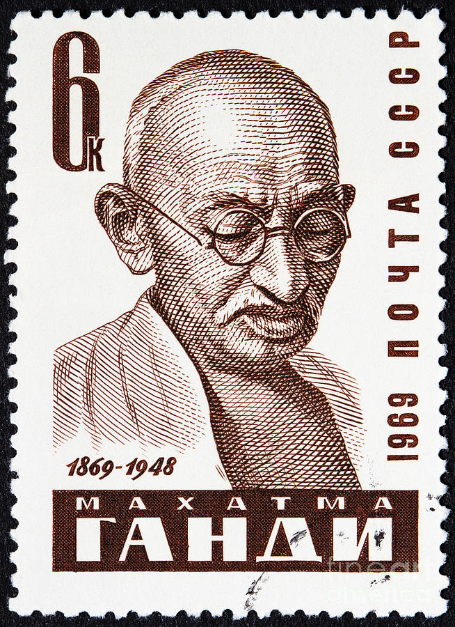 Mahatma Gandhi Stamp Photograph by GIPhotoStock