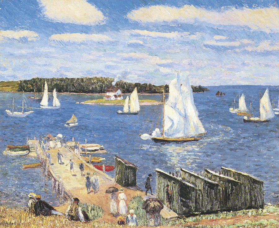 Impressionism Painting - Mahone Bay by William Glackens