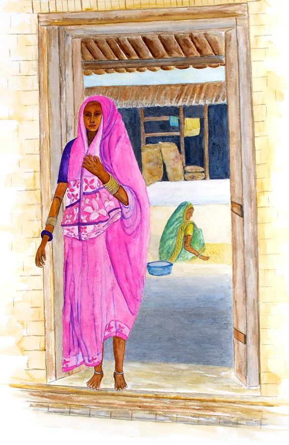 Mahula Drying Painting by Patricia Beebe