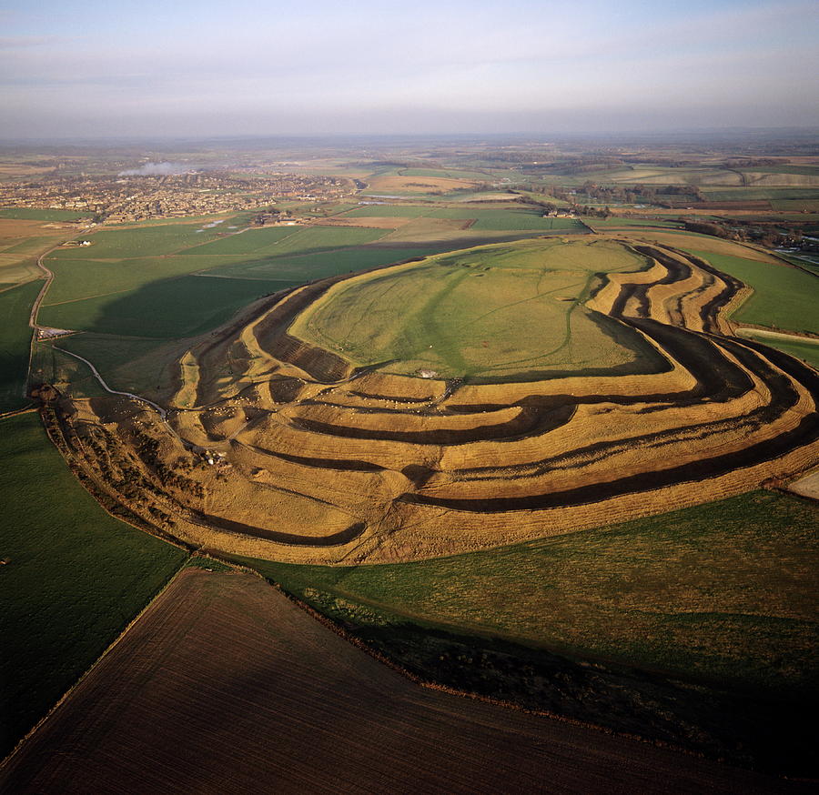 Maiden Castle Photograph by Skyscan/science Photo Library