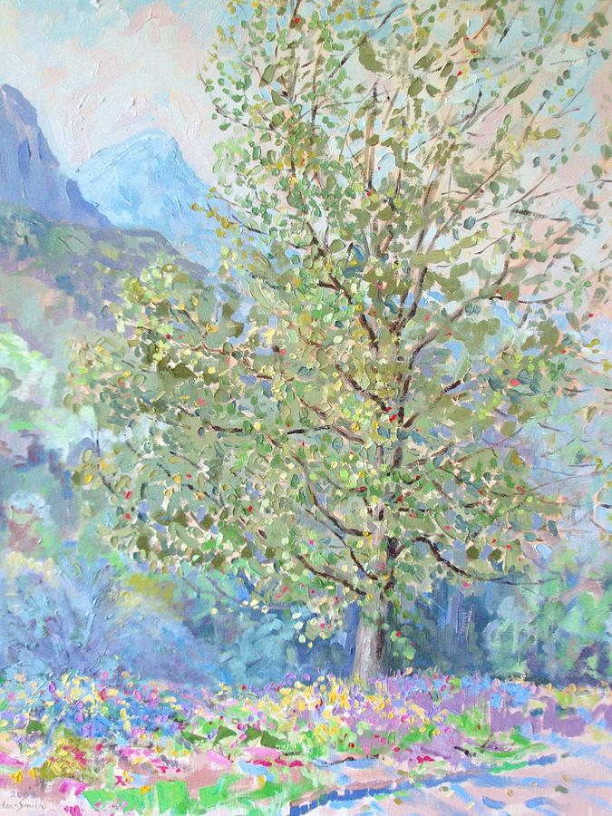 Maidenhair Tree Kirstenbosch Painting by Elinor Fletcher