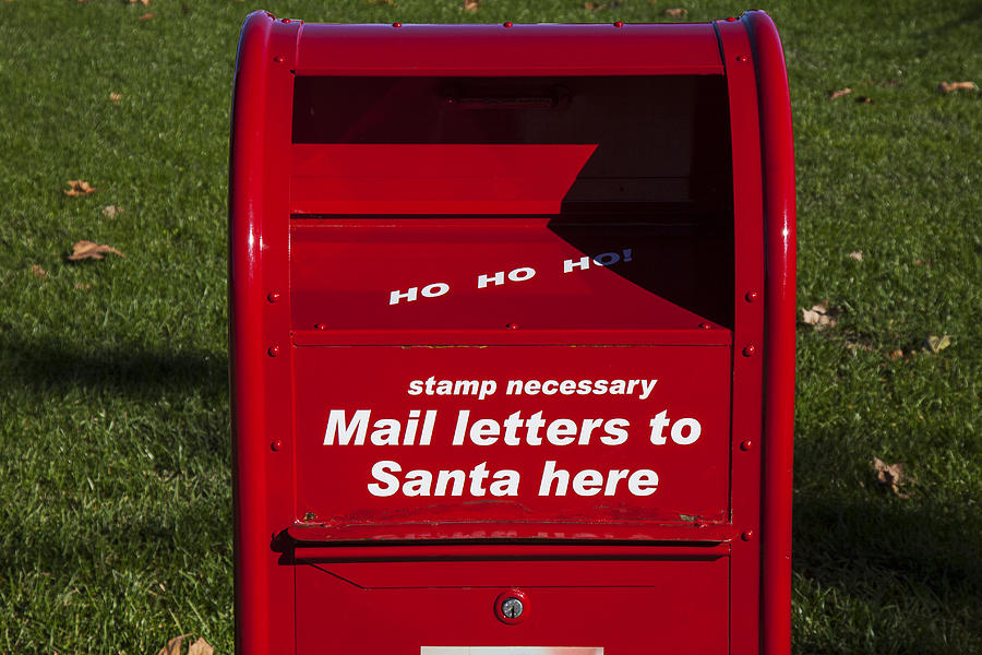 Mail Letters To Santa Here Photograph by Garry Gay
