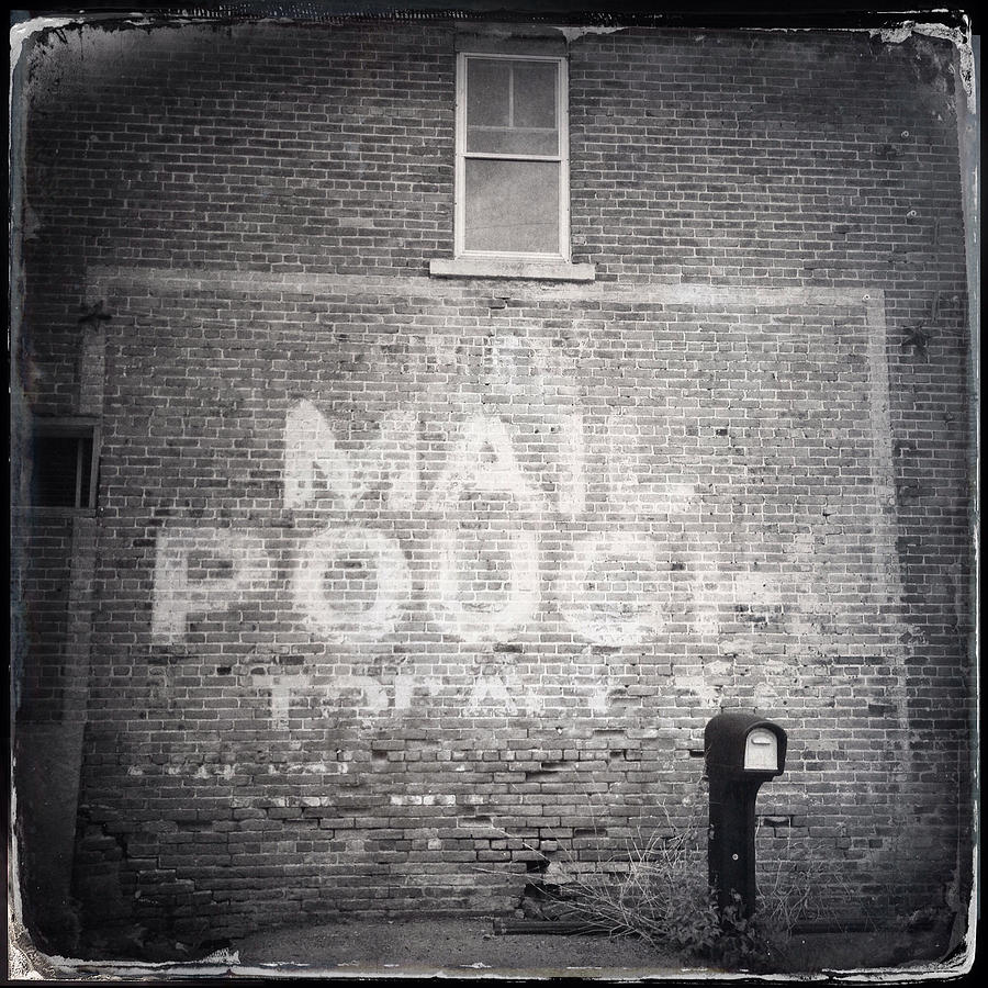 Typography Photograph - Mail Pouch Tobacco by Natasha Marco