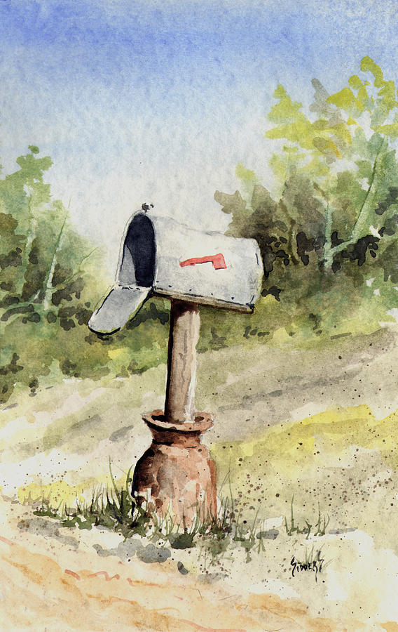 Mailbox Painting by Sam Sidders