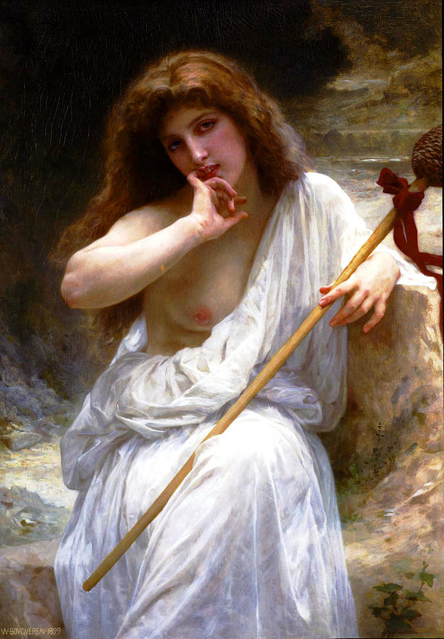 Mailice Painting by William-Adolphe Bouguereau