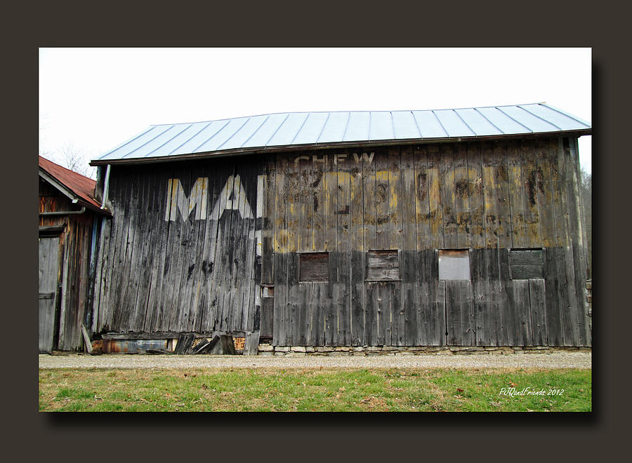 Mailpouch Barn in Brookville Photograph by PJQandFriends Photography
