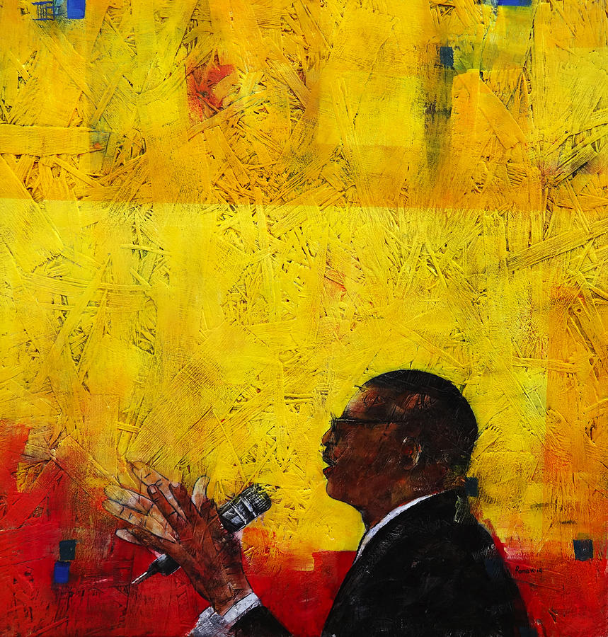 Main Speaker Painting by Ronex Ahimbisibwe