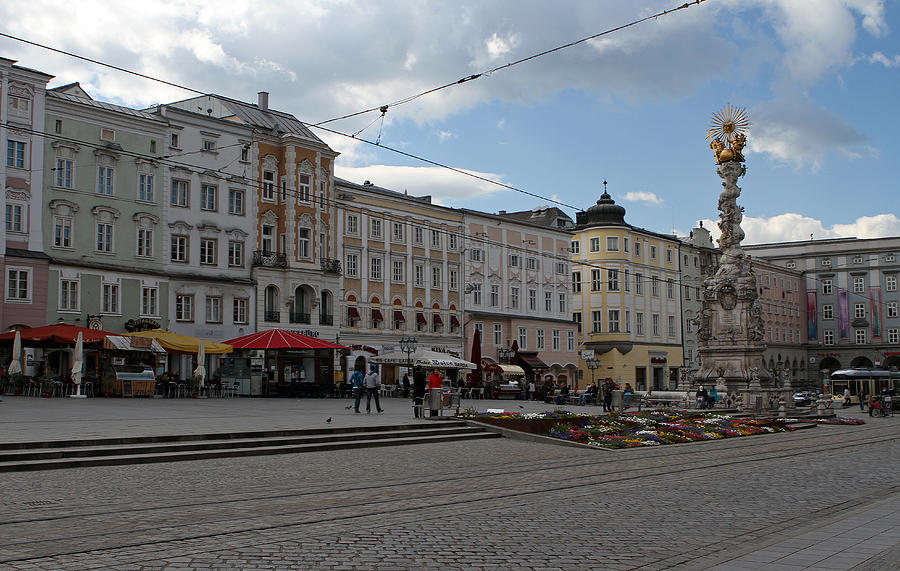 Main Square of Linz Photograph by Juergen Roth