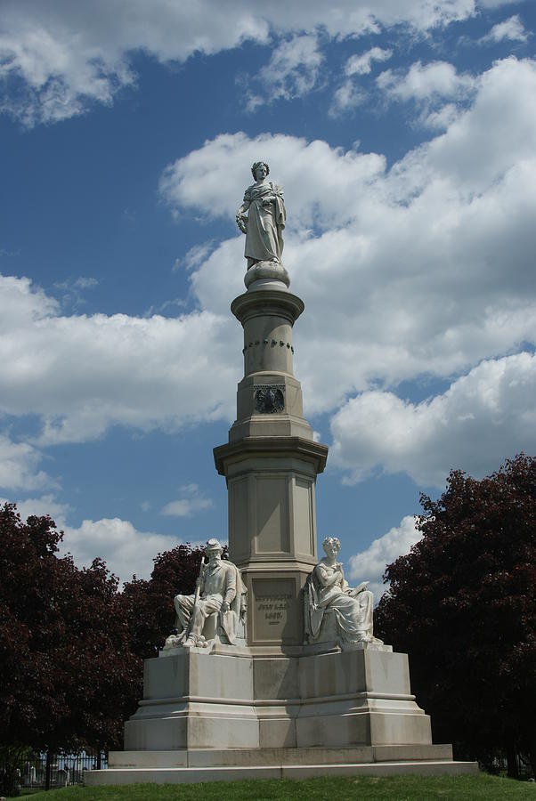 Main Statue In Civil War Cemetery # Photograph by Rob Luzier - Fine Art ...