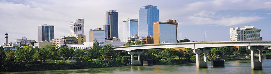 Main Street Bridge Across The Arkansas Photograph by Panoramic Images