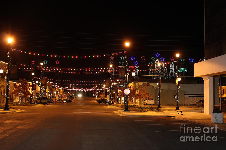 Main Street Christmas  Photograph by Kathy  White