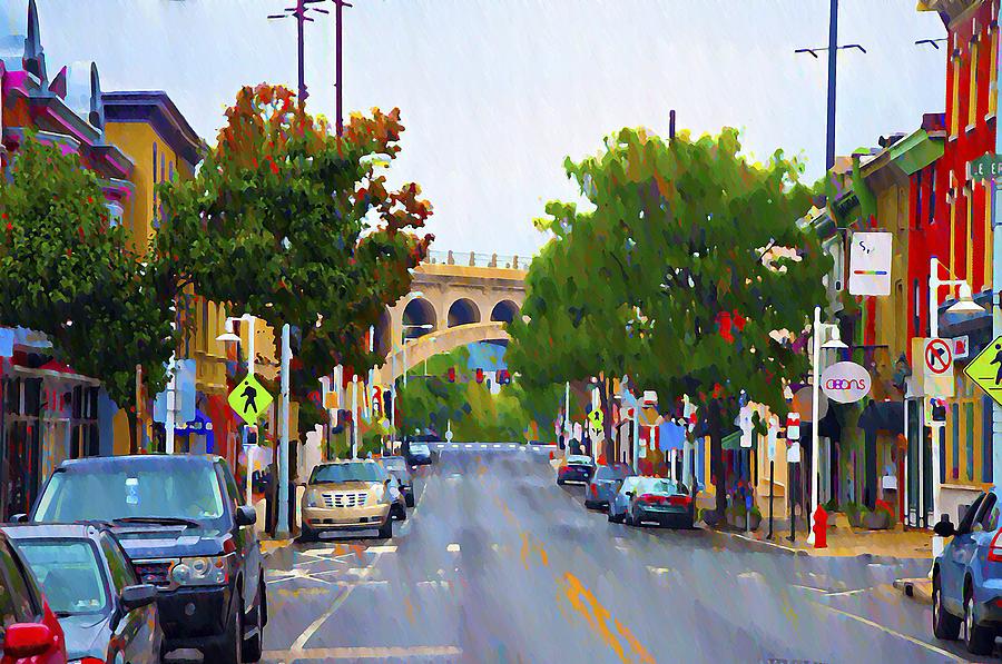 Main Street In Manayunk Photograph by Bill Cannon