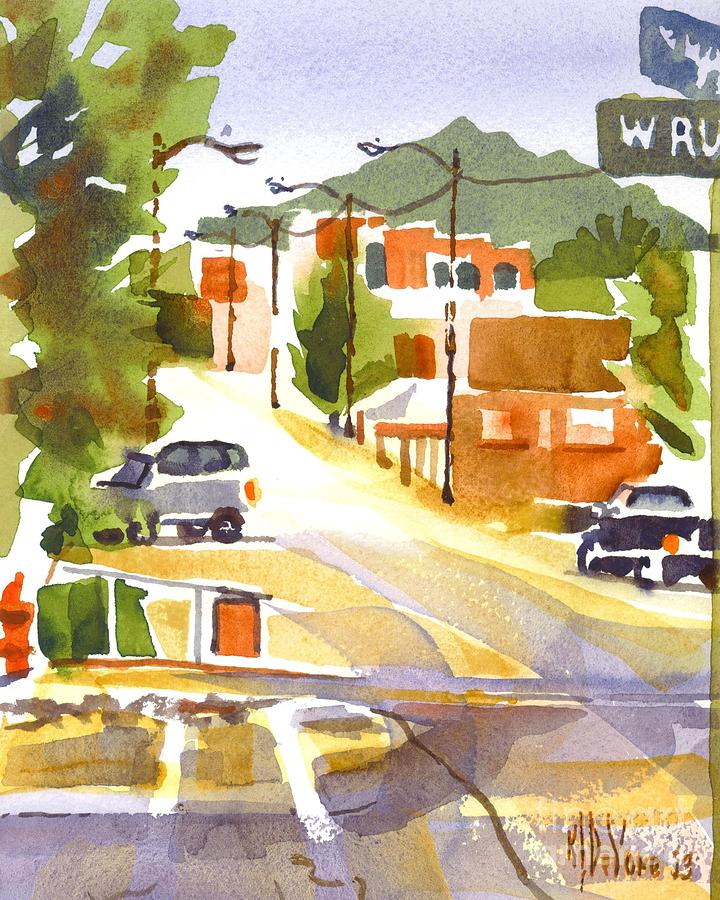 Main Street Ironton Missouri 2 Painting by Kip DeVore