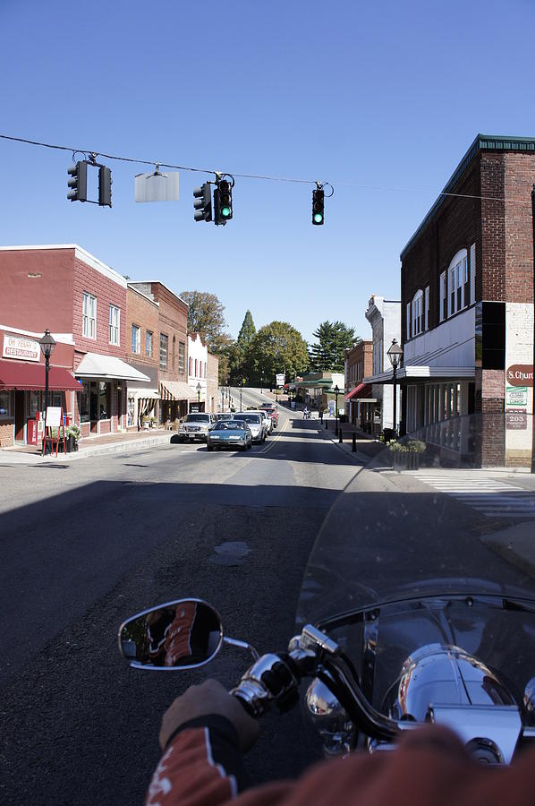 Transportation Photograph - Main Street by Laurie Perry